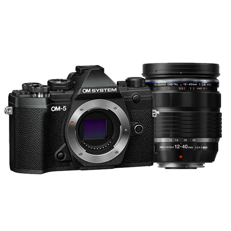 SISTEMA OM OM-5 negro + MFT 12-40mm F/2.8 PRO II